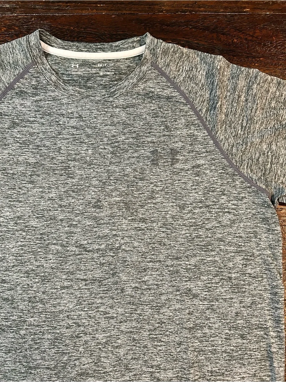 Under Armour Men's Short Sleeve Tech Tee Bundle - Olive Green & Heather Gray